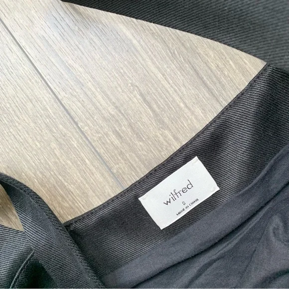 Aritzia Wilfred Rosemond Mini Dress Linen Black Size 0 - Picture 8 of 14